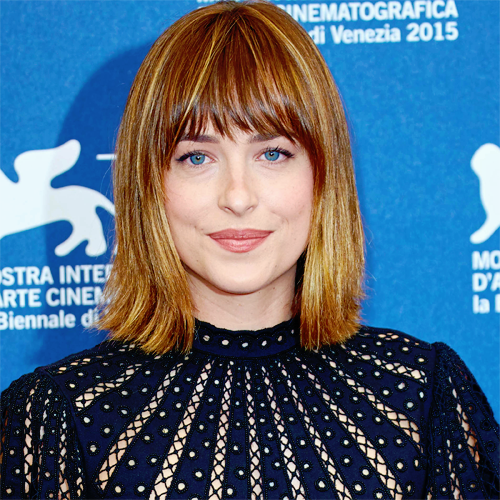 50shades:  Dakota Johnson arriving ‘Black Mass’ Photocall - 72nd Venice Film Festival (Sep 4)