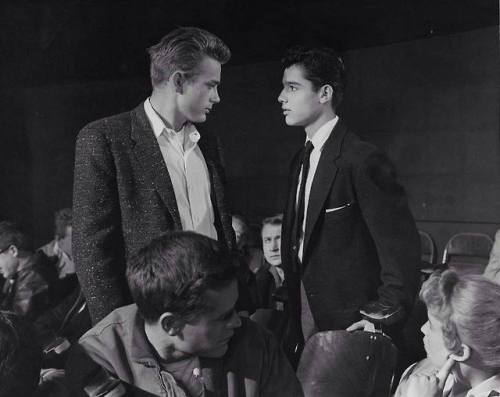 Rebel Without a Cause (1955) James Dean and Sal Mineo