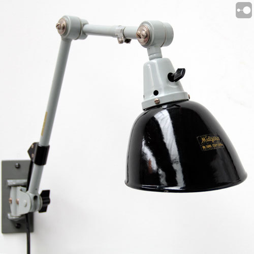 Midgard Industrial Lamp Designed by Curt Fischer in the 1920s. more info @ theoryofsupply.com