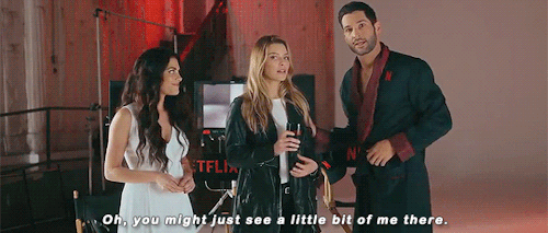 dailylucifernetflix:Tom: A lot of people ask me on social media. Now the show is on Netflix, is it g