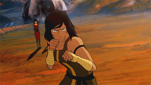 simplykorra:Korra + Firebending