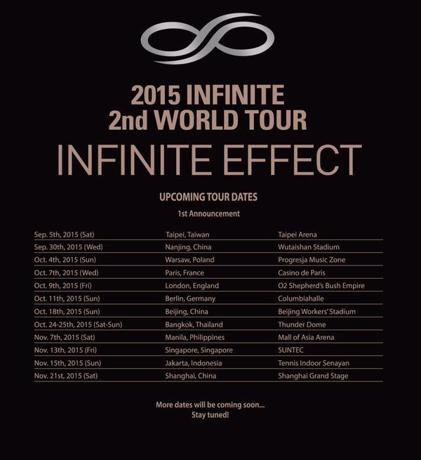 fyeah-infinite:    [#IFNTEFCT] 2015 INFINITE 2nd WORLD TOUR “INFINITE EFFECT”