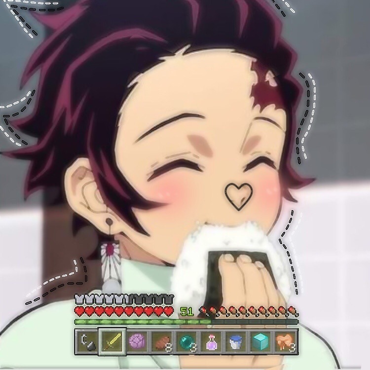 Messy Icons Tanjirou Kamado Messy Minecraft Layout Like Or