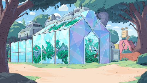 backgrounds I painted for steven universe! art direction by liz artinian, background lead patrick br