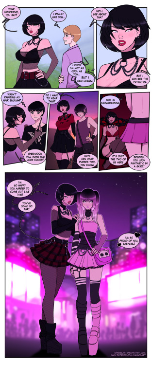 genderrolereversal:My Goth GirlfriendWhat a dream 