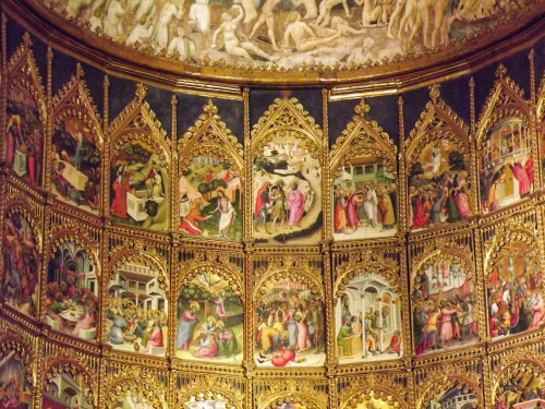 Retablo, catedral vieja, Salamanca, 2011.