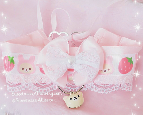 kiyumie:Kawaii Lolita Korilakkuma Collar by SweetnessAlive