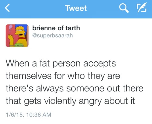 cherryseltzer:  pardonmewhileipanic:  “Someone”  *whispers* thin people  i’ve had my share of jealous fat people who aren’t ‘there’ yet coming at me, but it is mostly thin people who hate themselves and are mad that i am ‘worse’ and