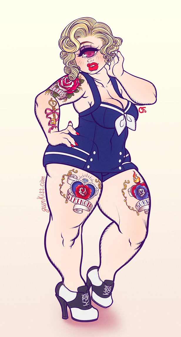 gunkiss:  Rockabilly Cyclops Rosebelle This was actually the first one from the bunch
