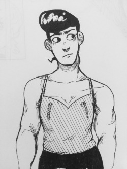 hialmberi:  Got my nice pens so here’s some traditional Josuke 