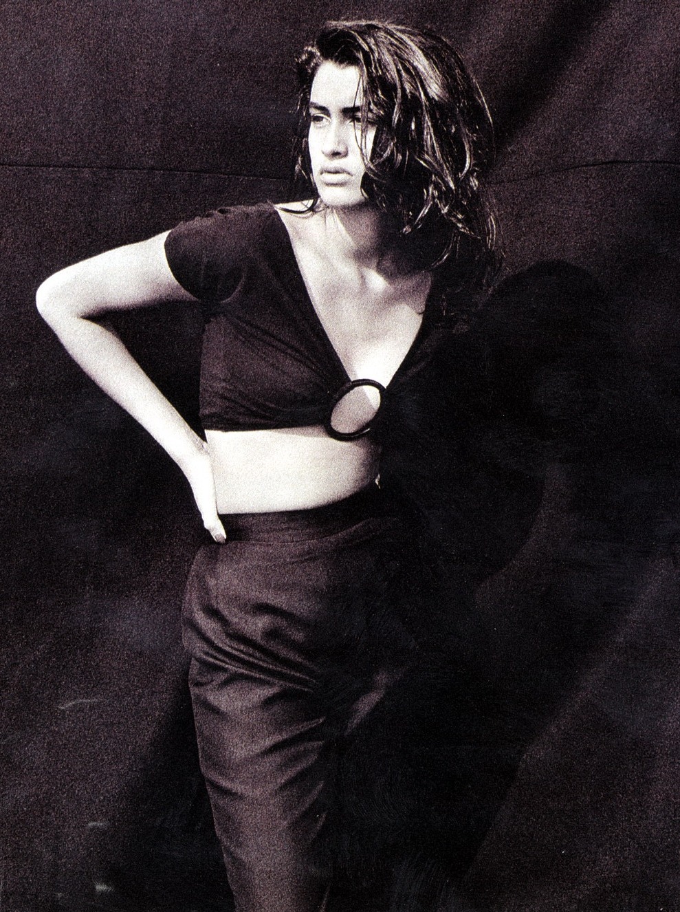 80s-90s-supermodels:  &ldquo;Seduzione&rdquo;, Marie Claire Italia, May 1990Photographer :