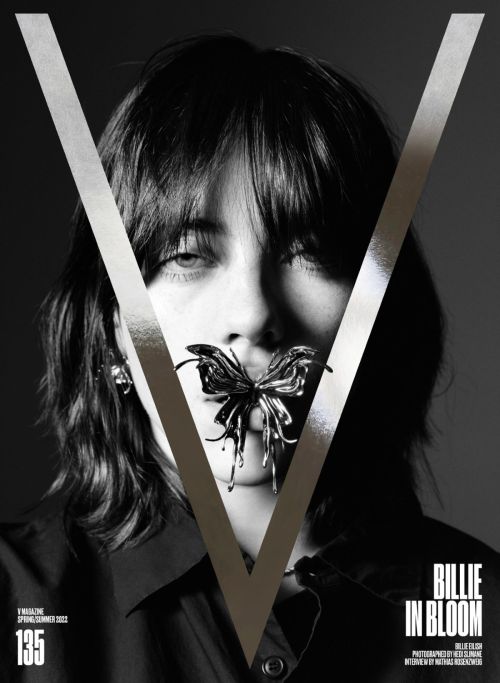 Billie Eilish by Hedi Slimane for V Magazine Spring-Summer 2022