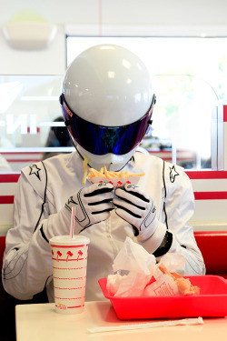 loveonalongboard:   The Stig from Top Gear! 