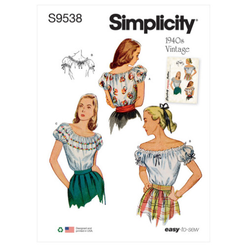 A Little of the Southwest: Simplicity 9538 Perhaps because there was such a big shift of population 