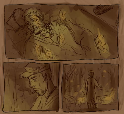 maccready synth au, where he finds his own body and hides the evidence’based on a ficlet i traded fo