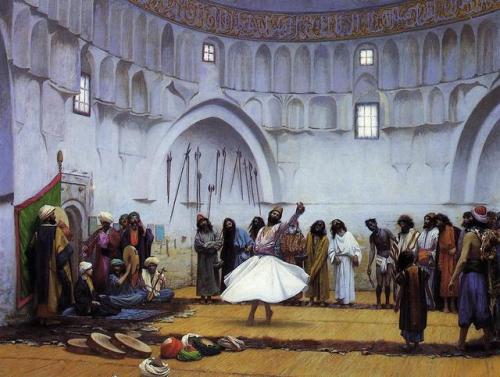 Whirling Dervishes, Jean-Léon Gérôme, ca. 1895