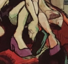 askvincent: // So @rexrandomex pointed out that callie in the art book is holding a real handgun and not just some cheap plastic splatting gun…. could this be a nod to those callie gifs!? food for thought 
