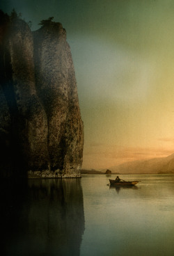 natgeofound:  Original William Henry Jackson print held in the collection of the Colorado Historical Society. This is a hand-tinted print.Photograph by David Arnold, National Geographic