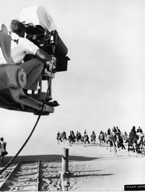 redguitarrr:Peter O’Toole, behind the scenes on the set of Lawrence of Arabia