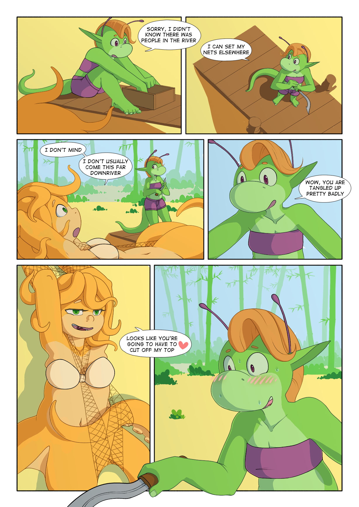 nsfwings:Pages 1-10/11. Alas, tumblr only gives you 10 images to a photoset, so the