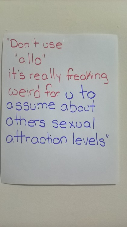 turbovirginoliveoil: dare-i-say-asexual: yikescourse: anacephobiaproject: [handwritten in red and pu