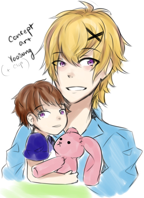 snowlymint:  dude, Yoosung’s concept hair was really nice… but papa Yoosung with that h