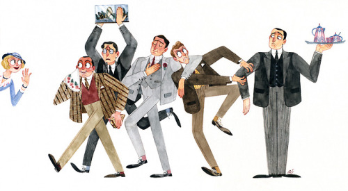 s-u-w-i:Tuppy, Gussie, Bingo, Bertie, and Jeeves ♥Something Jeeves and Wooster for the Anonym