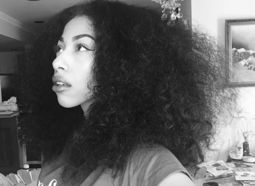 basicallyrihanna:  “Women of other ethnicity’s, their hair falls by nature. It drops, and drapes, and hangs loosely. But a Black woman’s hair rises by nature. It blossoms against the current of life. At its best, it swirls and spins like the earth,