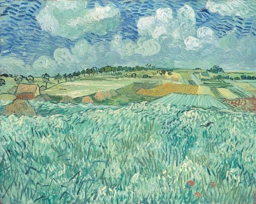 Porn Pics  Plain Near Auvers, 1890 by Vincent van Gogh