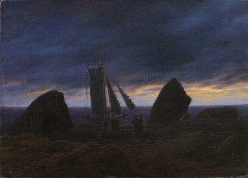 Fishing Boat by the Baltic SeaCaspar David Friedrich (German; 1774–1840)ca. 1830–35Oil on canvasCarm