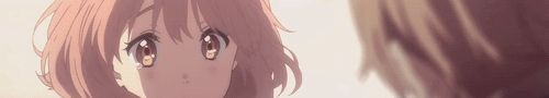 fairytailwitch:   Kyoukai no Kanata + Mirai Kuriyama’s Eyes “In short, I love it when you’re wearing glasses, Kuriyama-san!”  