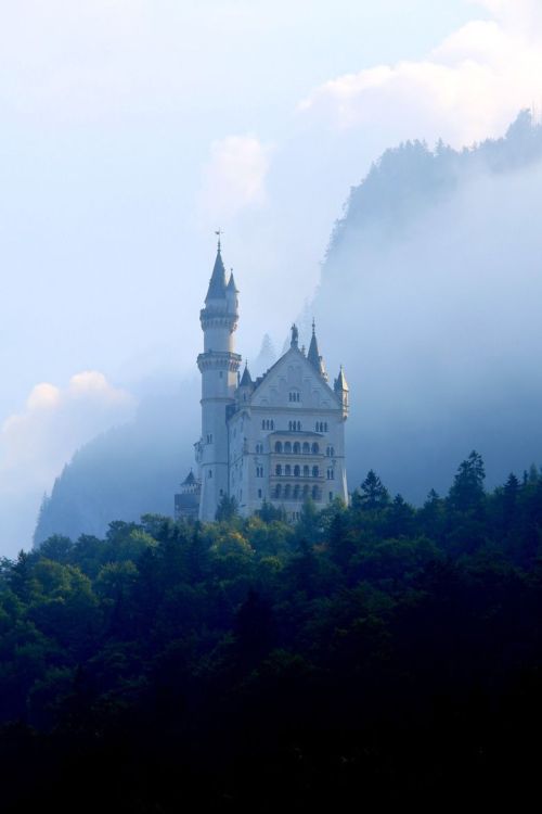 abiashra:Neuschwanstein Castle, Bavaria, Germany, by O Palsson