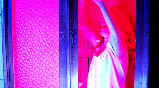 filmgifs:Bad luck isn’t brought by broken mirrors, but by broken minds.Suspiria