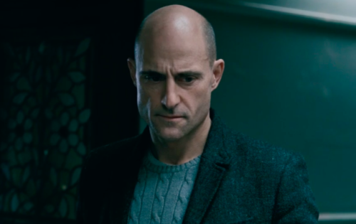 I watched Blood (2012) and my takeaway is: Mark Strong brooding conscientiously in front of stained 