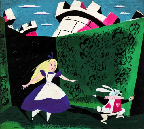 Alice In Wonderland - Concept Art By Mary Blair (1951)
