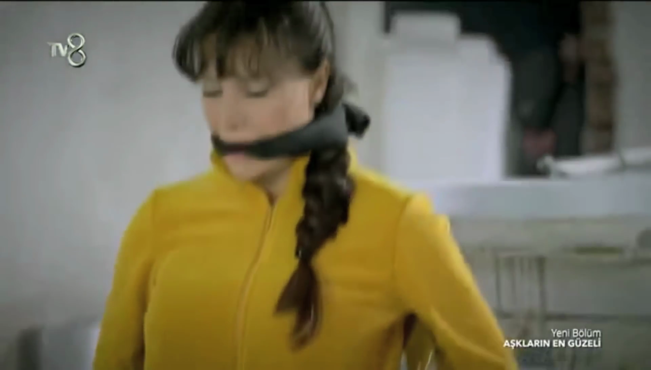 blondegaggedworld:  girl gagged