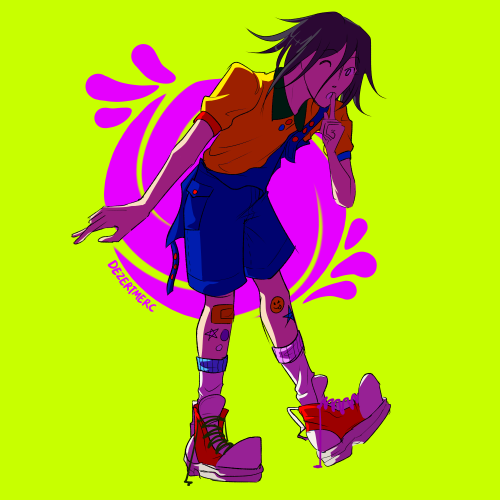 idk if i’ve posted this before bc i may have posted it on my original blog…kidcore kokichi