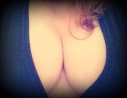 kinkylittledoll:  Boobies…!   Anyone fancy taking photos of my boobies in the future?! All mine are absolute rubbish 😨