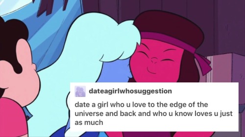 pinkdiamond:  rupphire + date a girl who suggestion