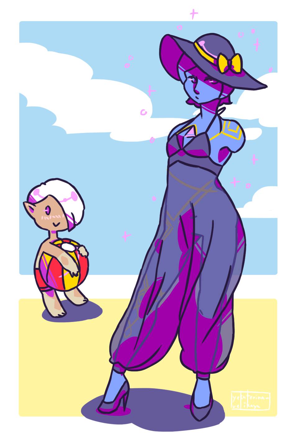 velikaya-art:  Sun hat. And Ghirahim with weird tan lines. 