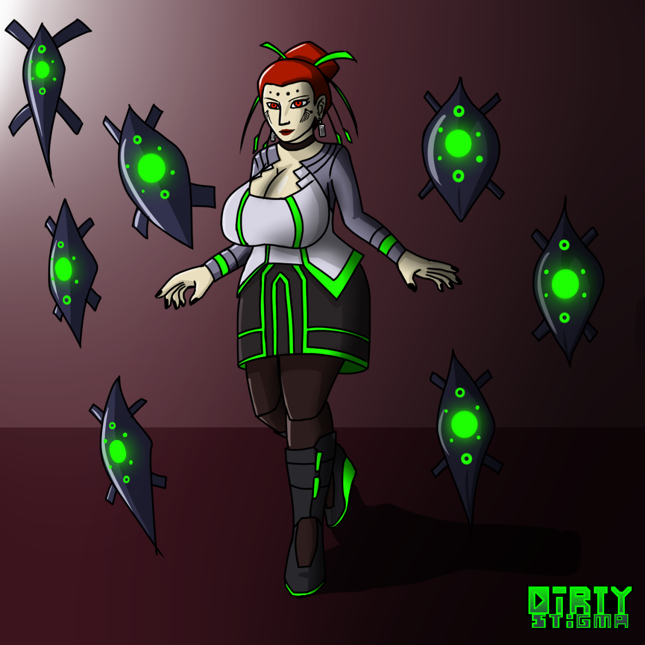 endlessillusionx:  dirtystigma:  meet Dree Infinita. within the cyberworld Umonex