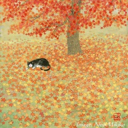 terracemuse:Red leaves fall -Just to be swept awayTomorrow?-Kobayashi Issa 1763-1828-