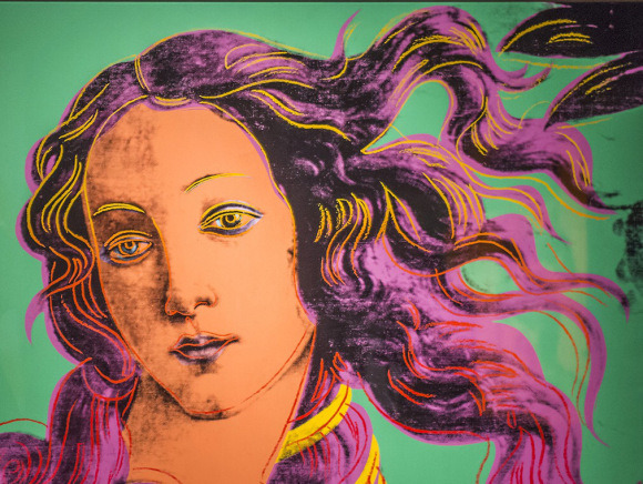 baja-baja:Andy Warhol, Details of Renaissance Paintings, Sandro Botticelli, Birth