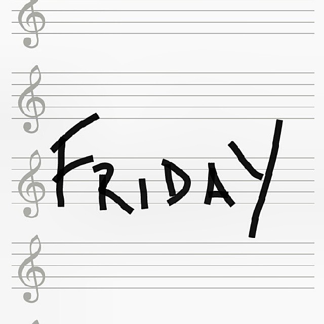 #friday like music to my ears
#tgif #typography