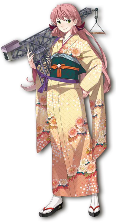 Kantai Collection Update 2014-01-01Special Info:Several ships have received special furisode New Yea