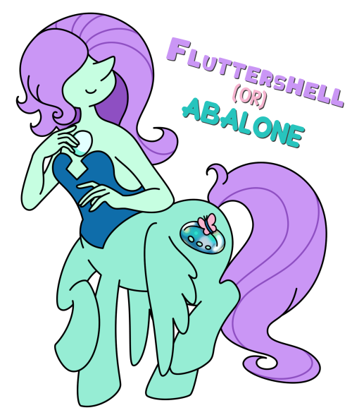 Three-way hexafusionViolet Parr (Incredibles), Fluttershy (MLP), Blue Pearl (Steven Universe)