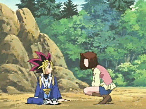 theabcsofjustice:Yugi is wondering what happened to her face. It was there just a second ago.