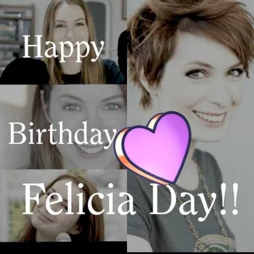 Happy 39th birthday, Felicia Day!!