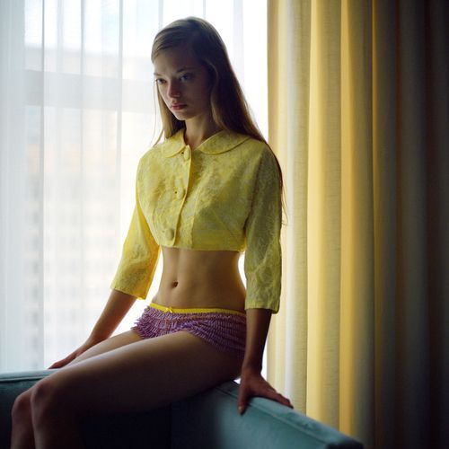The good-looking girl