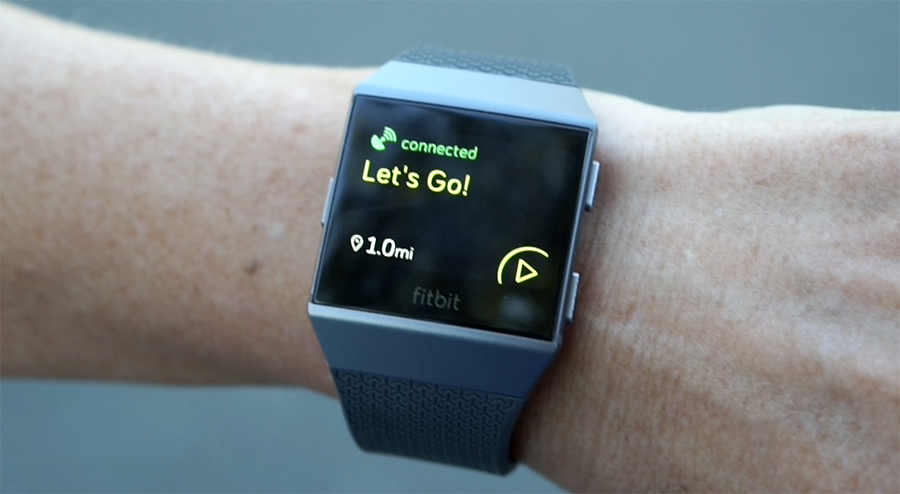 fitbit ionic stationary bike